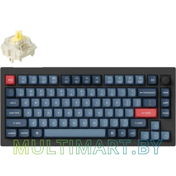 Клавиатура Keychron V1 Max RGB Knob V1M-D4-RU (Gateron Jupiter Banana)